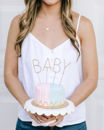 babyannouncementcake
